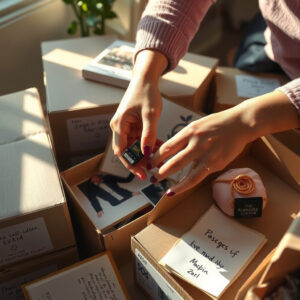 Gradual downsizing helps parents retain memories while reducing clutter.